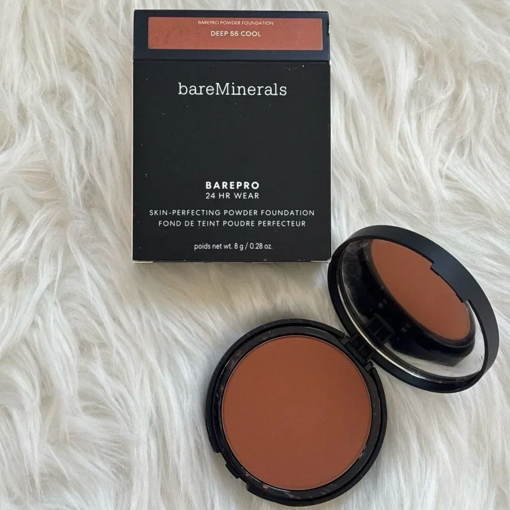 Bare Minerals BarePro Skin Perfecting Powder Foundation Deep 55 Cool